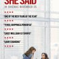 She Said - 2022 - Blu Ray