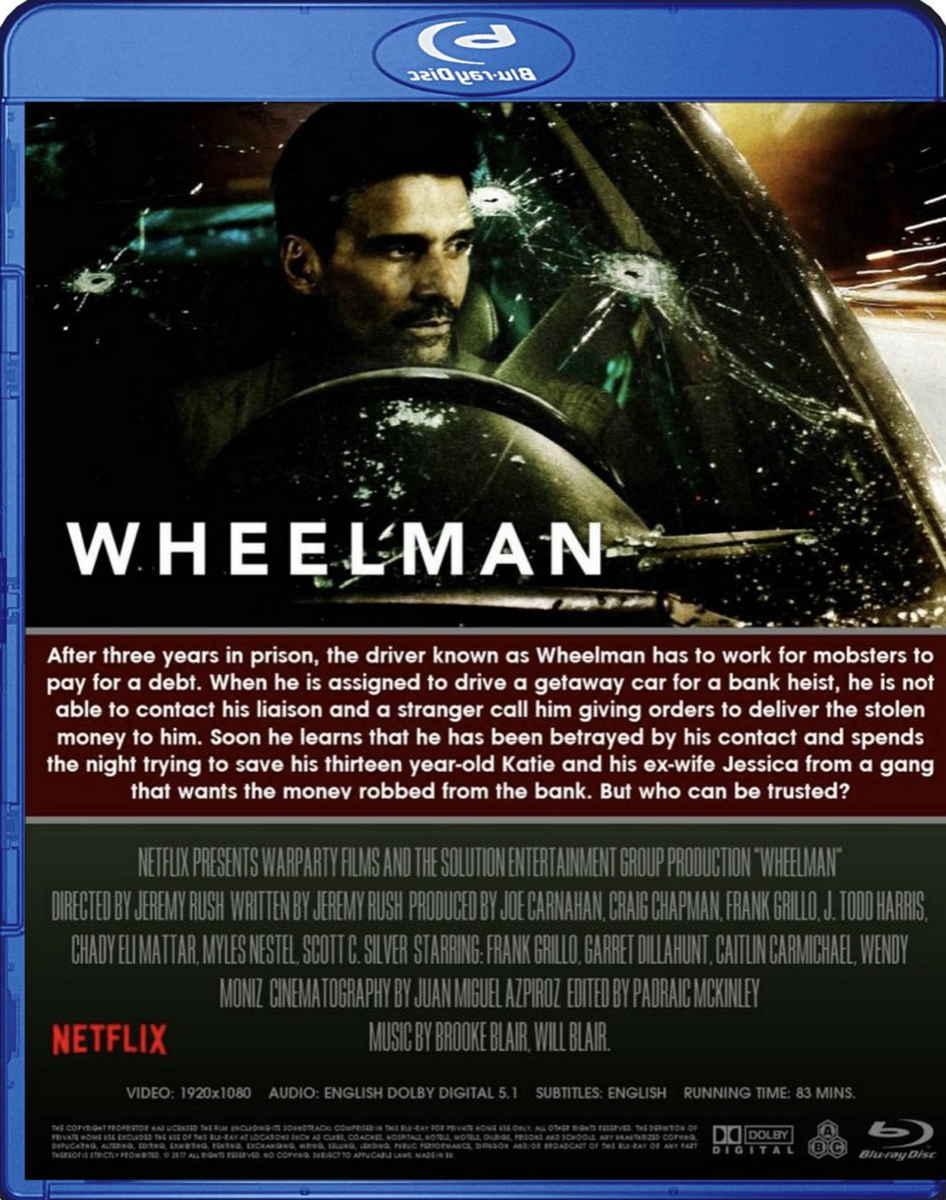 Wheelman - 2017 - Blu Ray