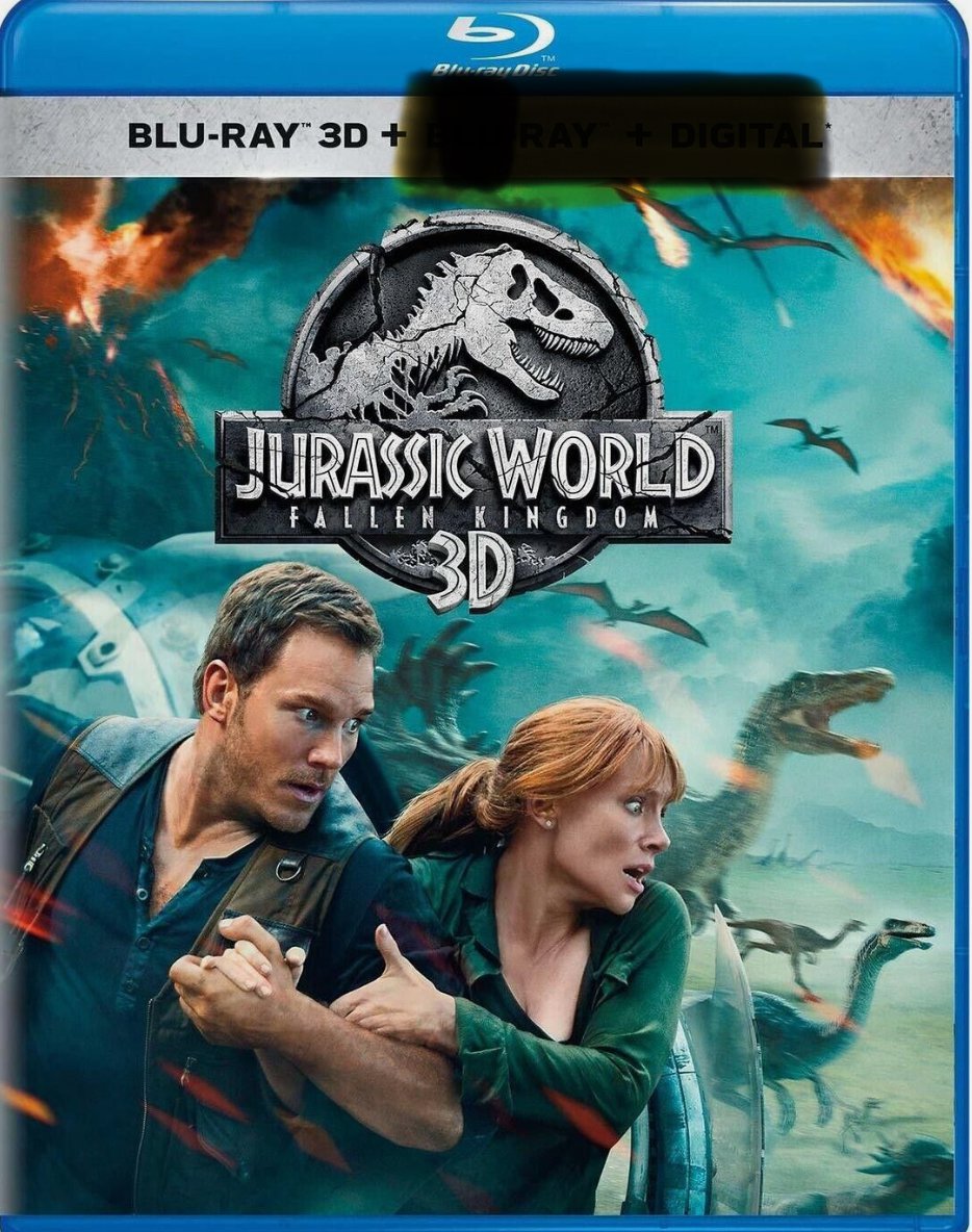 Jurassic Park Fallen World - 2018 - 3D Blu Ray