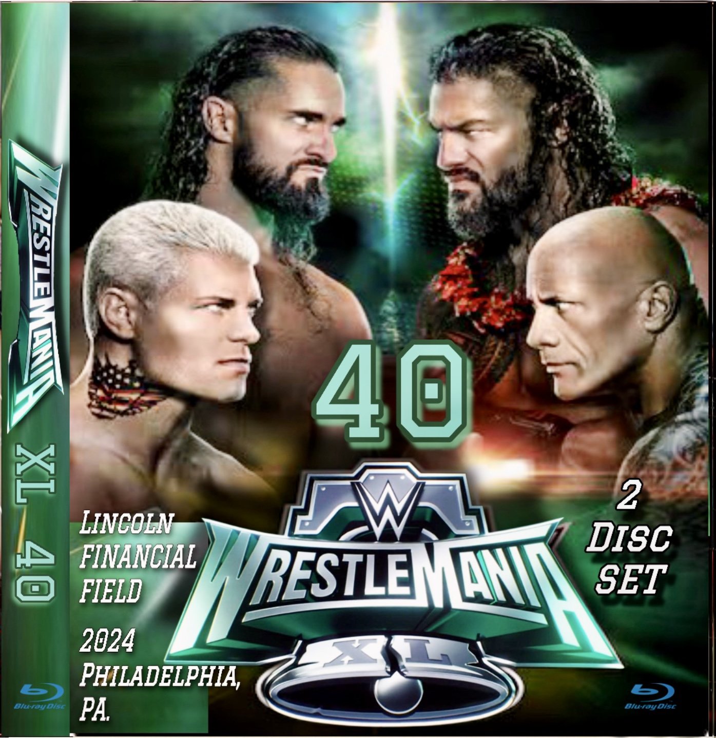 Wrestlemania 40 - 2024 - Blu Ray