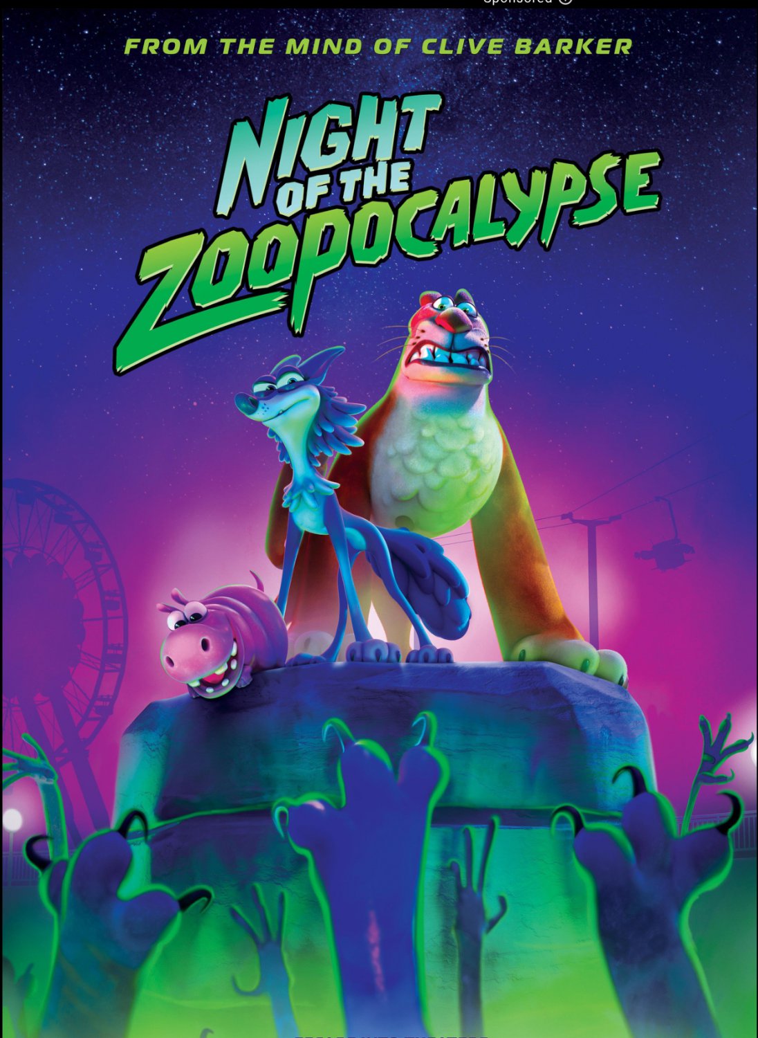 Night of The Zoopocalypse 2024 Blu Ray
