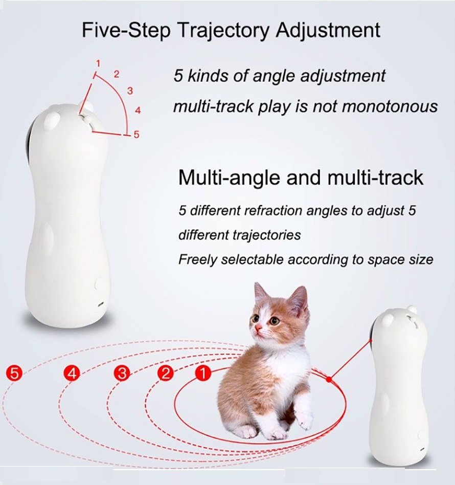 automatic laser cat toy with timer