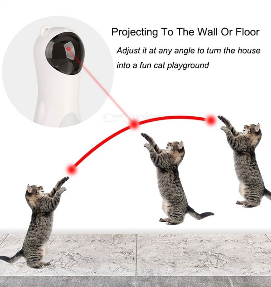 automatic laser cat toy with timer