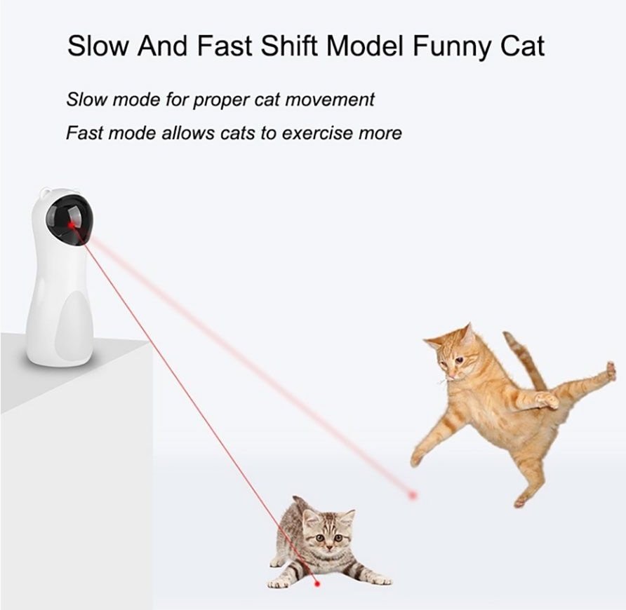 automatic laser cat toy with timer