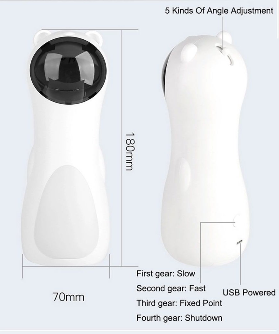 automatic laser cat toy with timer