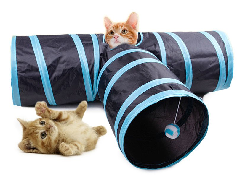 3CH Pet Cat Dog Floding Playing Tunnel Play Toy