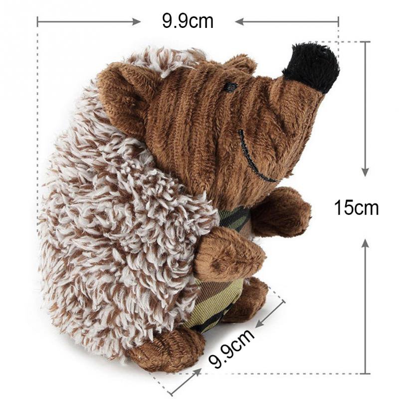 Cute Squeaky Funny Hedgehog Chew Toy For Dogs