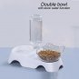 Elevated Cat Food Water Feeder Automatic water replenishment