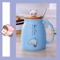 250ml Cute Creative Cat Glass Coffee Tea Milk Water Mug with Cat Tail Handle