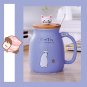 250ml Cute Creative Cat Glass Coffee Tea Milk Water Mug with Cat Tail Handle