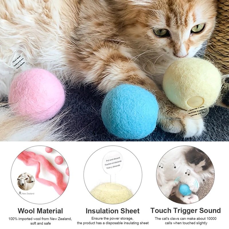 Smart Cat Interactive Ball Catnip Toy