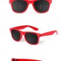 Anti Fatigue 5-Pinhole Stenopeic Vision Improve Eyesight UV400 Eye Care Sunglasses