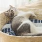 New Simple Japanese Style Woven Cat Nest Bed High Quality Rattan (Natural)