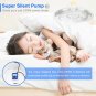 2.4L Automatic Cat Water Fountain with LED USB Cat Drinking Fountain Dispenser w 4 extra filters