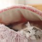 Long Plush Round Super Cosy Cushion Nest / Cat Bed