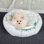 Long Plush Round Super Cosy Cushion Nest / Cat Bed