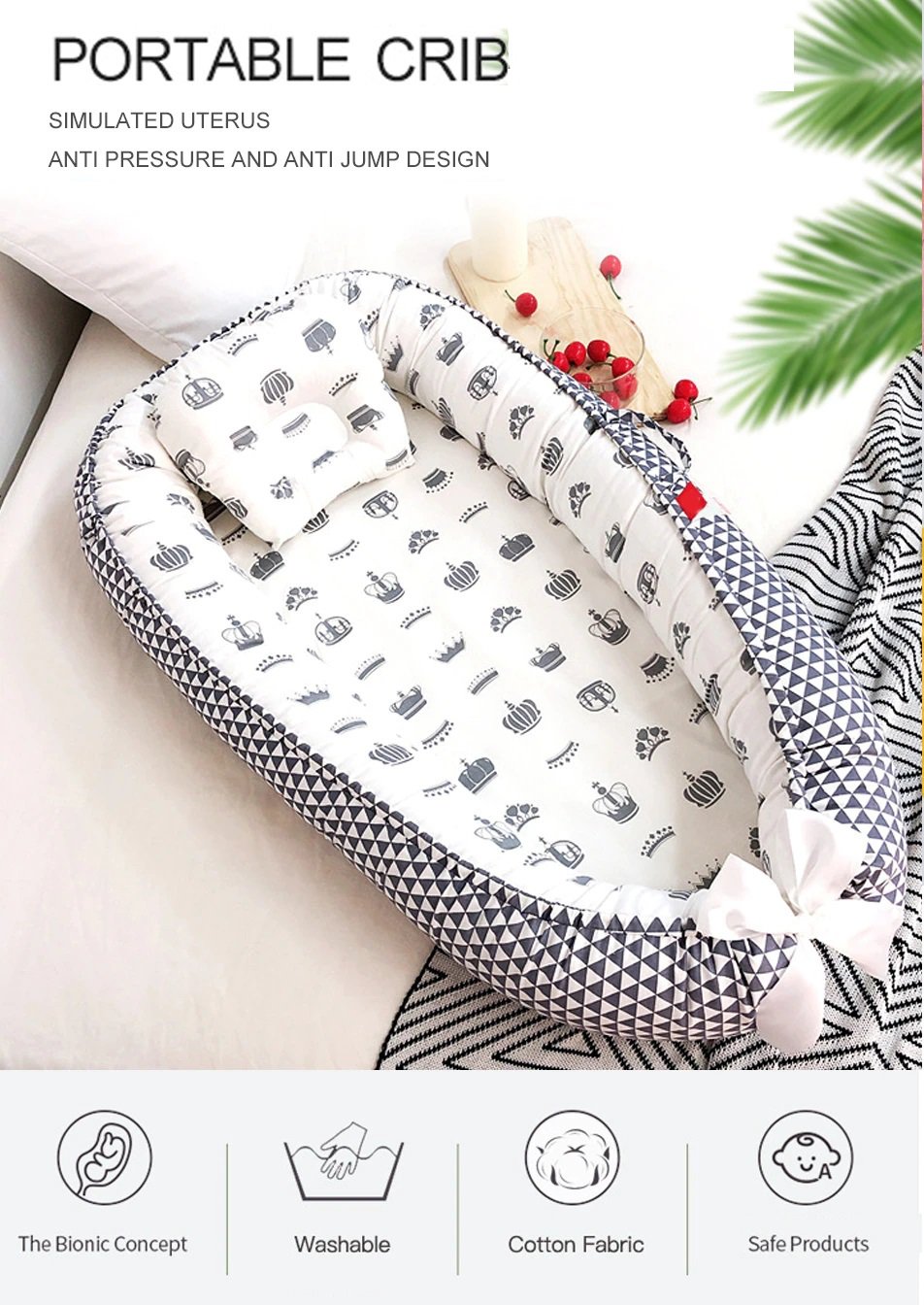 Baby Sleeping Bag Ultra-Soft Fluffy Fleece Blanket Nursery Wrap/Swaddle