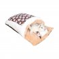 Japanese Cat Bed Cat Nest Cocoon with Pillow Soft Fleece - Washable Quilt Bed
