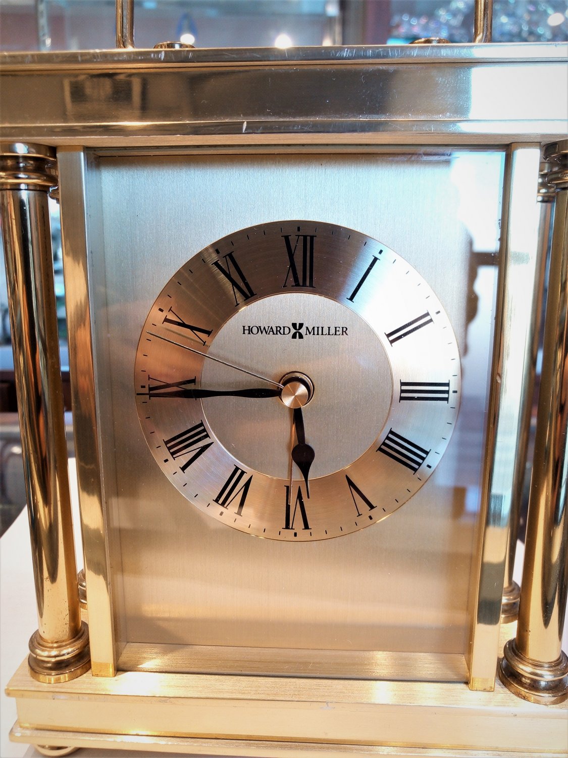 Desk Clock Howard Miller Gold Plated Shelf Clock Gold Color Gift