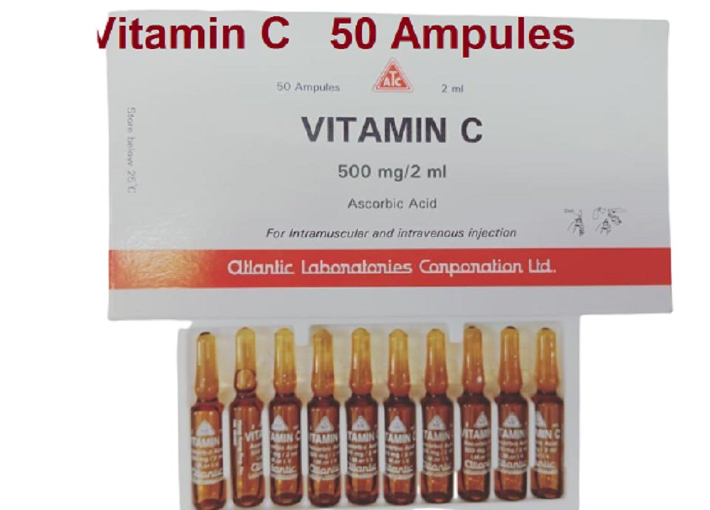 Vitamin C Ascorbic Acid 500mg Injection Pure 100 4100