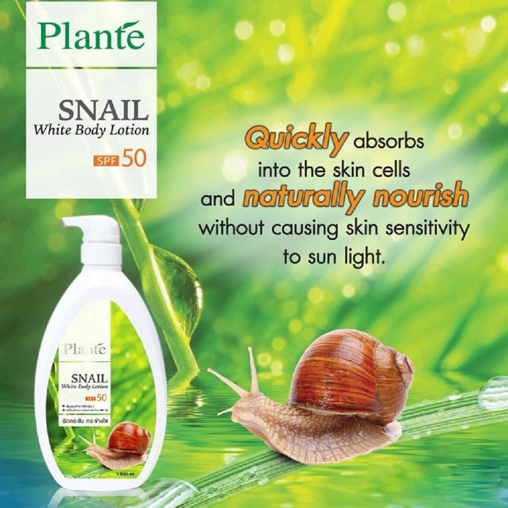 Plante Snail White Body Lotion SPF 50
