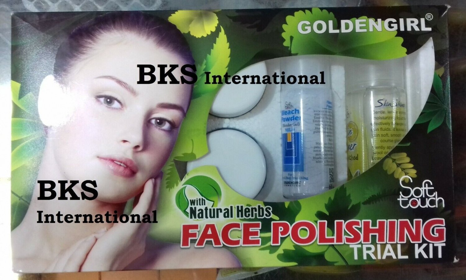 Soft Touch Face POLISHING KIT with herbs 6 Steps SET, lightening & brighten face