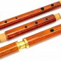 IRISH HAND MADE ROSE WOOD WOODEN FLUTE "D" WITH WOOD CASE, 4 PART, 26" SIZE,