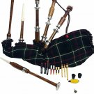 Scottish Great Highland Rosewood Bagpipe Mackenzie Tartan