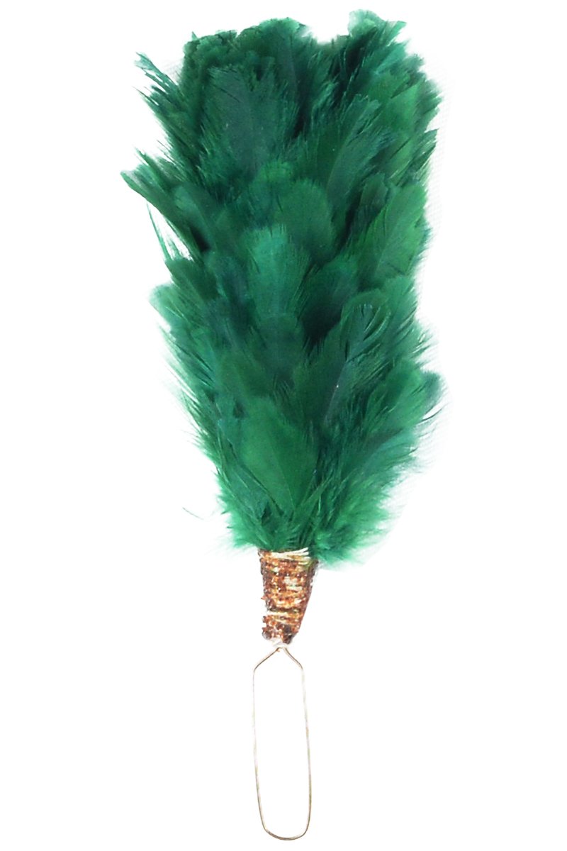 Feather Bonnet Hackle Green 12 Inches main image 1