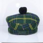 Scottish US ARMY Tartan BALMORAL HAT Military Highlander Kilt Cap Size 58 cm