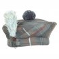 Scottish Mackenzie Weathered Tartan BALMORAL HAT Military Highlander Kilt Cap Size 54 cm