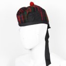 Scottish GLENGARRY Cap Traditional Military Piper Hat KILT Cap Clan MacDonald Size 54 cm