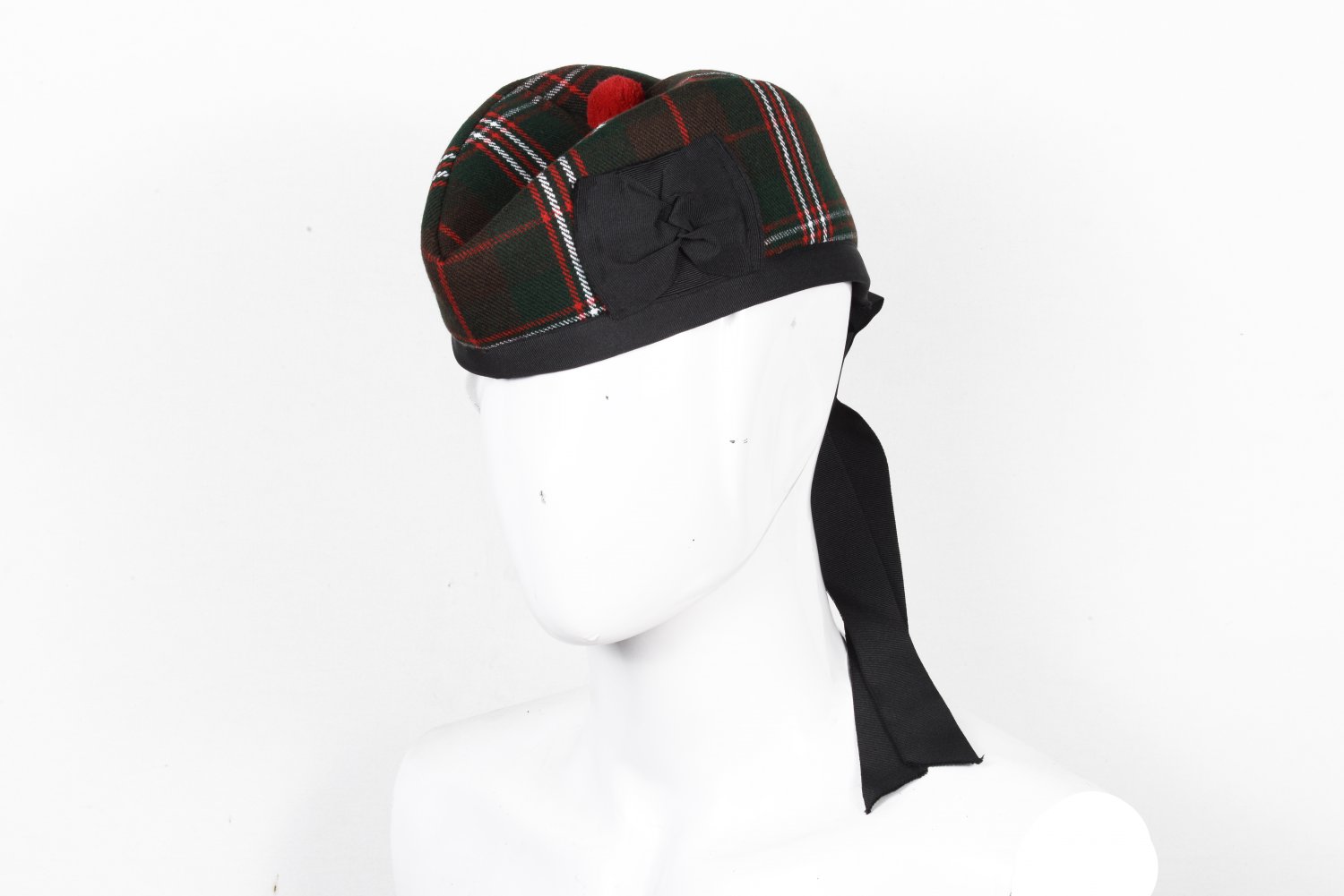 Scottish GLENGARRY Cap Traditional Military Piper Hat KILT Cap Clan Scott Hunting Size 58 cm