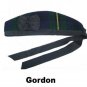 Scottish GLENGARRY Cap Traditional Military Piper Hat KILT Cap Clan Gordon Size 54 cm