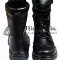 Scottish Kilt Ghillie Brogue Black Boots Shoes100%Genuine Leather Shoes Size us 11