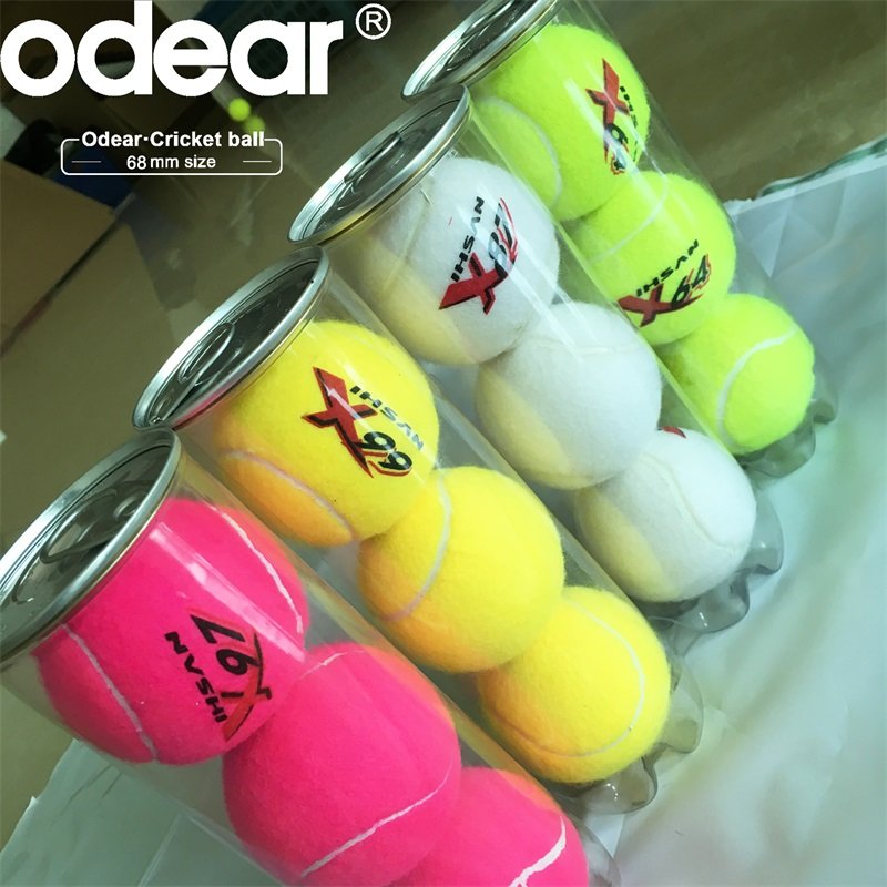 IHSAN SHIELD designated ball X87 Cricket Ball tennis ball Soft ball Assorted colors Pack Of 12