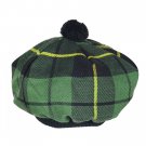 Scottish Tam O' Shanter Hat Clan Tartan/Tammy HAT Kilt Cap One Size Hunting Wallace