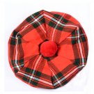 Scottish Tam O' Shanter Hat Clan Tartan/Tammy HAT Kilt Cap One Size  Macgreggor