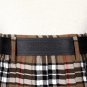 Traditional Scottish Leather Black Kilt Belt - Celtic Knot Embossing - Free Buckle Size 46