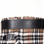 Traditional Scottish Leather Black Kilt Belt -Endless Celtic Knot Embossing - Free Buckle Size 52