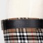 Traditional Scottish Leather Black Kilt Belt -Medieval Knot Celtic Embossing - Free Buckle Size 48