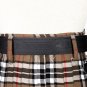 Traditional Scottish Leather Black Kilt Belt -Rampant Loin Celtic Embossing - Free Buckle Size 30
