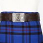 Traditional Scottish Leather Brown Kilt Belt -Celtic Knot Embossing - Free Buckle Size 54