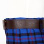Traditional Scottish Leather Brown Kilt Belt -Endless Celtic Knot Embossing - Free Buckle Size 44