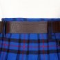Traditional Scottish Leather Brown Kilt Belt -Rampant Loin Celtic Embossing - Free Buckle Size 36