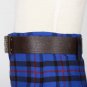 Traditional Scottish Leather Brown Kilt Belt -trinity Knot Celtic Embossing - Free Buckle Size 40