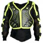 Motorbike Full Body Armor Florescent Green Jacket Motocross Race Gear Size XS