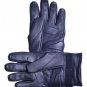 MOTOR-BIKE RACING Safety GLOVES Genuine Leather Black Color Size S