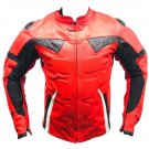 Motorbike Racing Motorcycle Rider Leather Jacket Best Quality 2XL Size