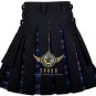 Handmade Pride Of Scotland Hybrid Cotton and Tartan Scottish UTILITY KILT For Men